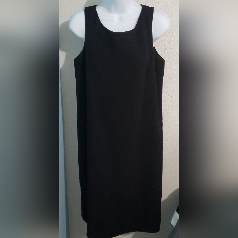 Vintage Norton McNaughton fully lined sleeveless dress, size 8